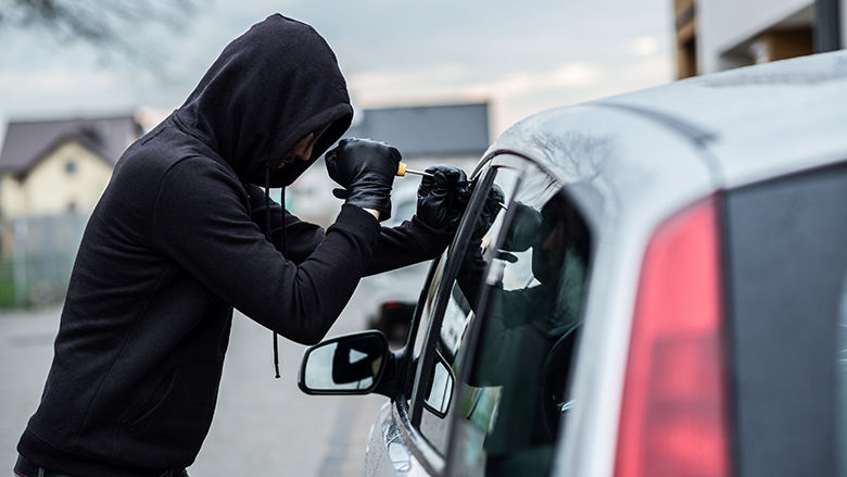 Van damaged at Arnold auto dealership
